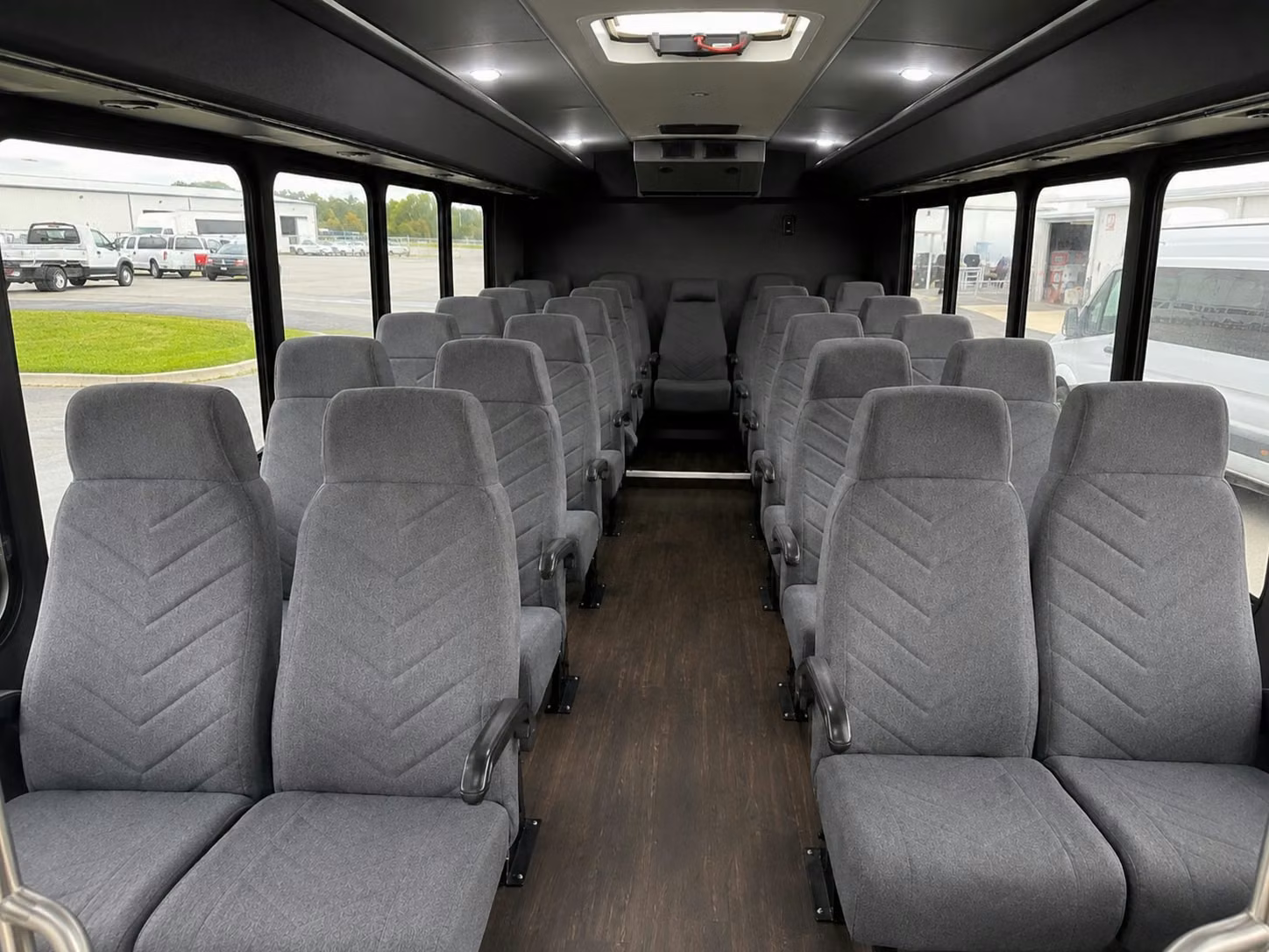 15 passenger minibus interior
