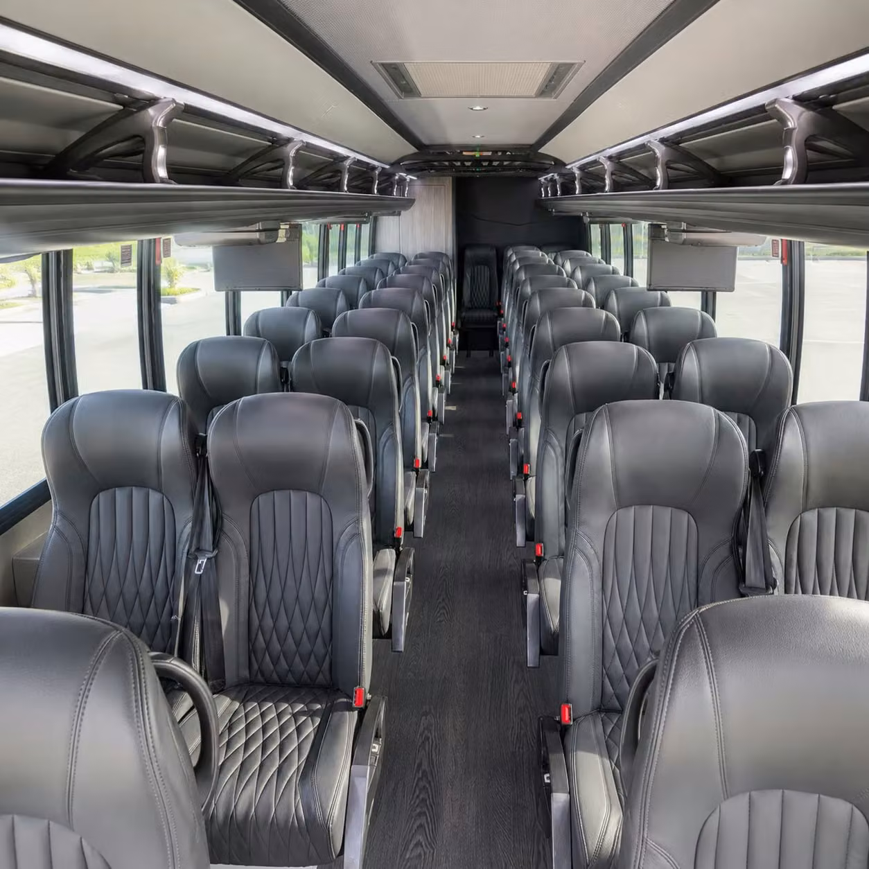 28 passenger minibus interior