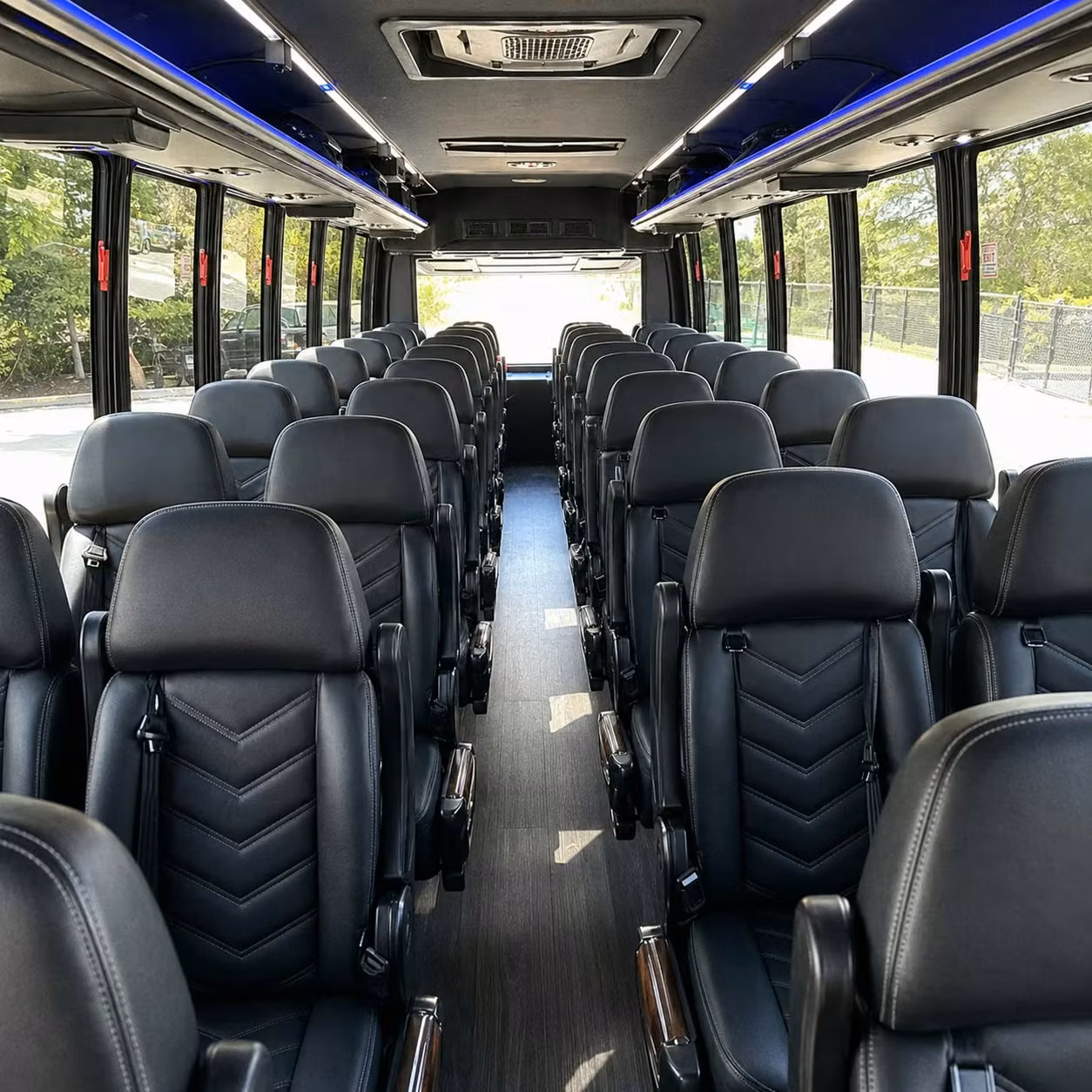 35 passenger minibus interior