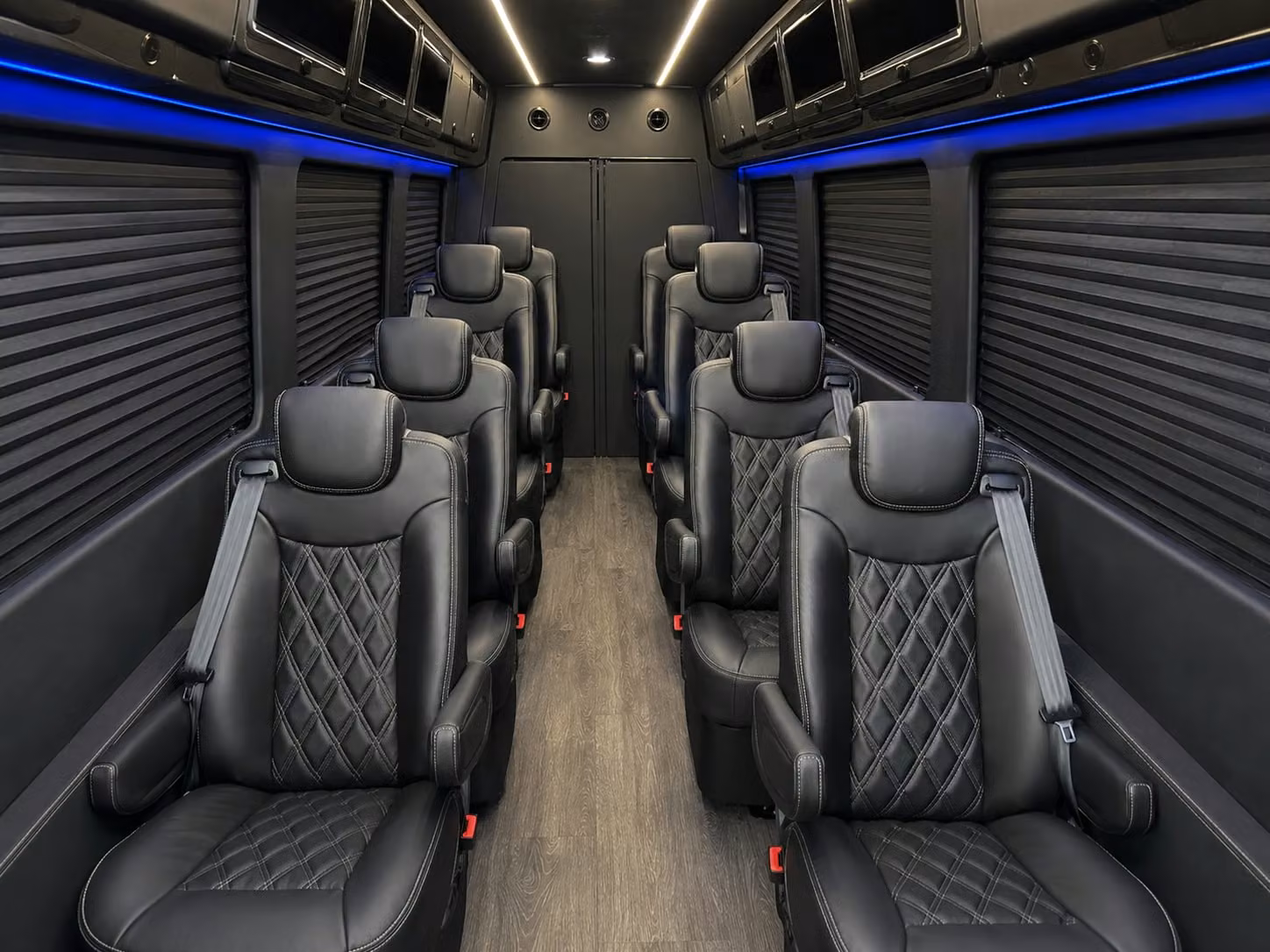 sprinter van with driver interior
